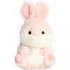Aurora Round Rolly Pet Bunny Pink Stuffed Animal – Adorable Companions – On-The-Go Fun – Pink 5 Inches
