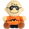 Aurora Spooky Peanuts Masked Charlie Brown Palm Pals Stuffed Animal – Officially Licensed Toys for All Snoopy Fans – Perfect for Halloween Decorations and Gifts – Multicolor 5 Inches