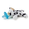 White with black spots WubbaNub Cow Detachable Pacifier