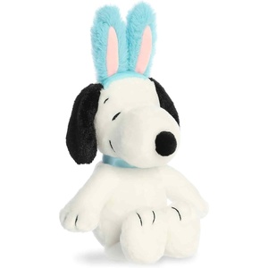 Aurora Adorable Peanuts Easter Snoopy Stuffed Animal – Officially Licensed Toys For All Snoopy Fans – Seasonal Plush For Easter Holiday – White 8 Inches