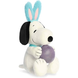 Aurora Adorable Peanuts Easter Snoopy Stuffed Animal – Officially Licensed Toys For All Snoopy Fans – Seasonal Plush For Easter Holiday – With Egg 11 Inches