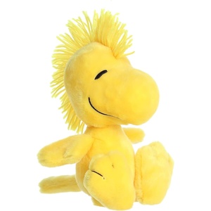 Aurora® Adorable Peanuts® Floppy Woodstock Stuffed Animal – Officially Licensed Toys for All Snoopy Fans – Nostalgic Gift for Adults and Birthday Celebrations – 7 Inches