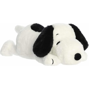 Aurora® Adorable Peanuts® Huggable Snoopy Stuffed Animal – Officially Licensed Toys for All Snoopy Fans – Nostalgic Gift for Adults and Birthday Celebrations – White 17.5 Inches