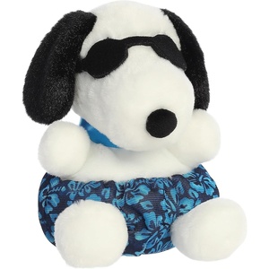 Aurora® Adorable Peanuts® Palm Pals™ Surfer Snoopy™ Stuffed Animal – Officially Licensed Toys for All Snoopy Fans – Nostalgic Gift for Adults and Birthday Celebrations – White 5 Inches