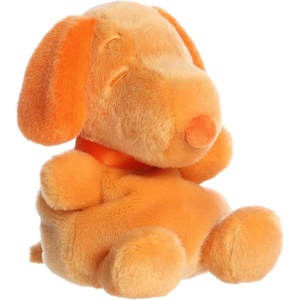 Aurora® Adorable Peanuts® Snoopy Color Collection Palm Pals™ Stuffed Animal – Officially Licensed Toys for All Snoopy Fans – Nostalgic Gift for Adults and Birthday Celebrations – Orange 5 Inches