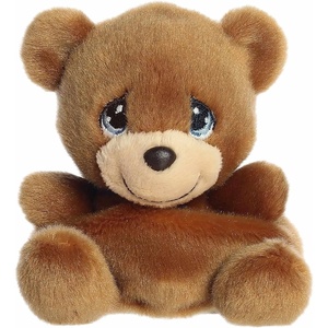Aurora® Adorable Precious Moments™ Charlie Bear Palm Pals™ Stuffed Animal – Heartwarming Toy for Comforting Children – for Sentimental Gifts, Birthdays, and Adults – Brown 4.5 Inches