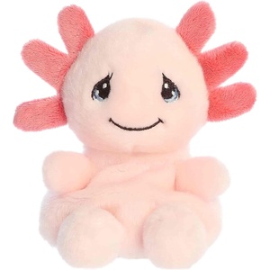 Aurora® Adorable Precious Moments™ Lottie Axolotl Palm Pals™ Stuffed Animal – Heartwarming Toy for Comforting Children – for Sentimental Gifts, Birthdays, and Adults – Pink 5 Inches