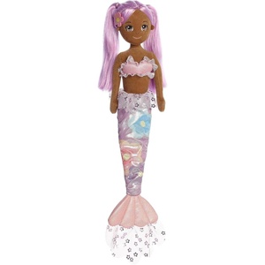 Aurora® Enchanting Sea Sparkles™ Floral Sparkles Petal™ Stuffed Doll – Imaginative Play with Magical Companions – Perfect for Kid’s Birthdays and Celebrations – Pink 18 Inches