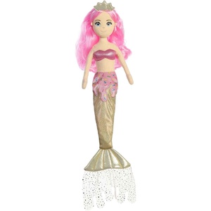 Aurora® Enchanting Sea Sparkles™ Sprinkle Sparkles™ Strawberry Stuffed Doll – Imaginative Play with Magical Companions – Perfect for Kid’s Birthdays and Celebrations – Pink 18 Inches