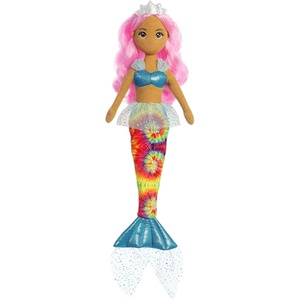 Aurora® Enchanting Sea Sparkles™ Tie Dye Sparkles™ Paisley Stuffed Doll – Imaginative Play with Magical Companions – Perfect for Kid’s Birthdays and Celebrations – Multicolor 18 Inches