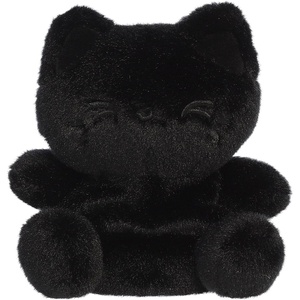 Aurora Enchanting Tasty Peach Black Out Meowchi Palm Pals Stuffed Animal – Bright & Colorful Design for Room Decor – Perfect for Adults, Kids, and Birthdays – Sesame 5 Inches