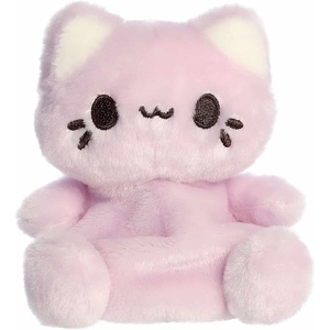 Aurora® Enchanting Tasty Peach® Meowchi Palm Pals™ Stuffed Animal – Bright & Colorful Design for Room Decor – Perfect for Adults, Kids, and Birthdays – Taro 5 Inches
