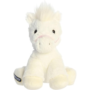Aurora Exquisite Breyer Bridle Buddies Cremello Horse Stuffed Animal – Realistic Detailing for Imaginative Play – Perfect for Kids, Adults, and Any Horse Lovers – White 8 Inches