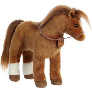 Aurora® Exquisite Breyer® Quarter Horse Stuffed Animal – Realistic Detailing – Imaginative Play – Brown 13 Inches