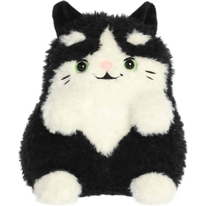 Aurora® Playful Mewmews™ Hades Stuffed Animal – Adorable Companions for Playful Fun – Perfect for Birthdays, Adults and Kids All Ages – Black 7.5 Inches