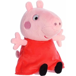 Aurora® Playful Peppa Pig™ Stuffed Animal – Officially Licensed Toys for All Fans – Perfect for Birthdays, Adults and Kids All Ages – Pink 6 Inches