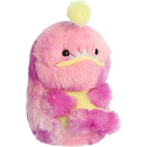 Aurora® Playful Rolly Pet™ Angel Angler Fish™ Stuffed Animal – Compact Size for On-the-Go Fun – for Adults, Kids, Birthdays, and Anniversaries – Pink 5 Inches