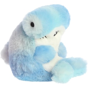 Aurora® Playful Rolly Pet™ Hamish Hammerhead Shark™ Stuffed Animal – Compact Size for On-the-Go Fun – for Adults, Kids, Birthdays, and Anniversaries – Blue 5 Inches