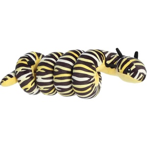 Aurora® Playful Wrist Wranglers™ Monarch Caterpillar Stuffed Animal – Vibrant Colors for an Eye-Catching Design – Perfect for Kids and Costumes – Yellow 8 Inches