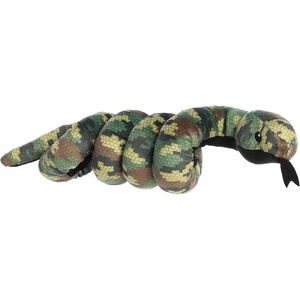 Aurora® Playful Wrist Wranglers™ Stealthy Pixel Snake™ Stuffed Animal – Vibrant Colors for an Eye-Catching Design – Perfect for Kids and Costumes – Green 8 Inches