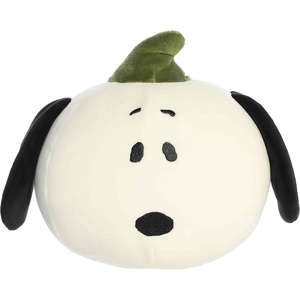 Aurora Spooky Peanuts Snoopy Pumpkin Stuffed Animal – Officially Licensed Toys for All Snoopy Fans – Perfect for Halloween Decorations and Gifts – White 8 Inches