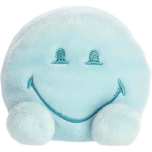 Aurora® Vibrant SmileyWorld® Palm Pals™ Stuffed Animal – Eye-Catching Designs for Retro Decor – Toys for Bedrooms, Birthday Gifts, and Celebrations – Bliss 5 Inches