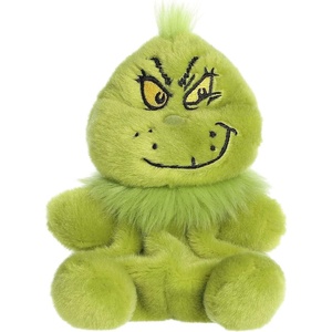 Aurora® Whimsical Dr. Seuss™ Palm Pals™ Grinch Smirk Stuffed Animal – Officially Licensed Plush for Imaginative Play – Perfect for Kids and Adults – Green 4.5 Inches