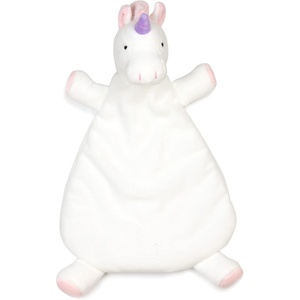 WubbaNub Baby White Unicorn Lovey