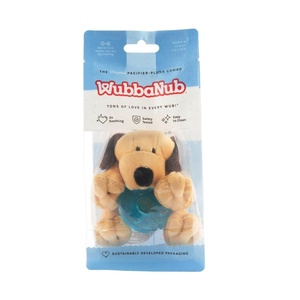 WubbaNub Infant Pacifier – Brown Puppy