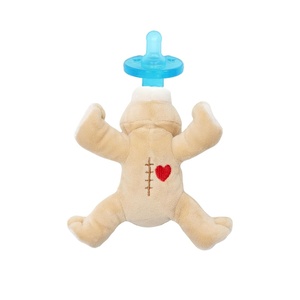 WubbaNub Infant Pacifier – Heart Warrior Bear