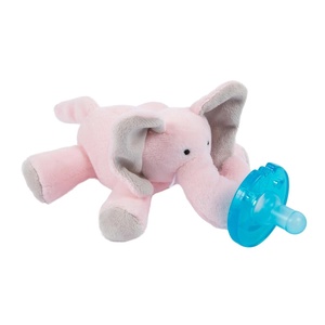 WubbaNub Infant Pacifier – Pink Elephant