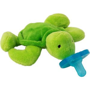 WubbaNub Infant Pacifier, Silicone, Latex Free,Phthalate Free – Turtle