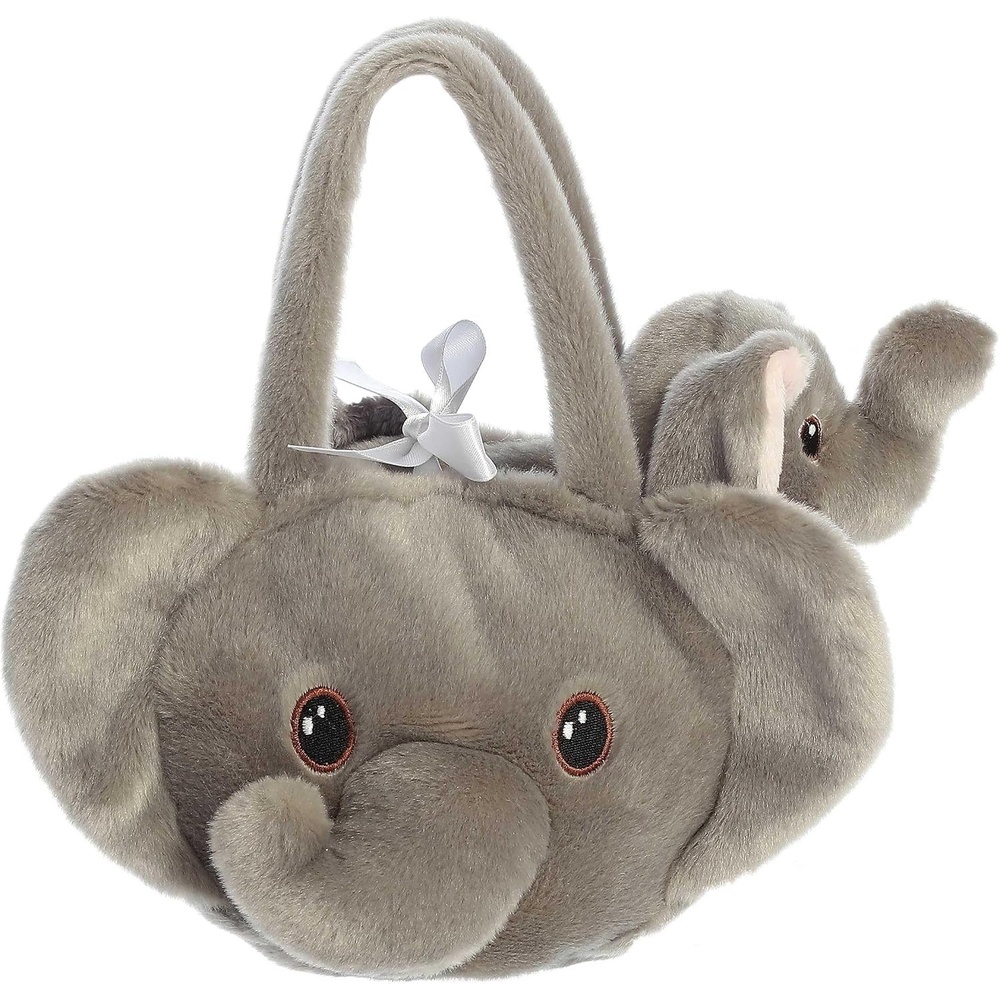 image:imageAurora Responsibly Made Eco Nation Baby Elephant Stuffed Animal  Ideal for Playtime Adventures  Perfect for Birthdays or Just Because  Grey 8 Inches