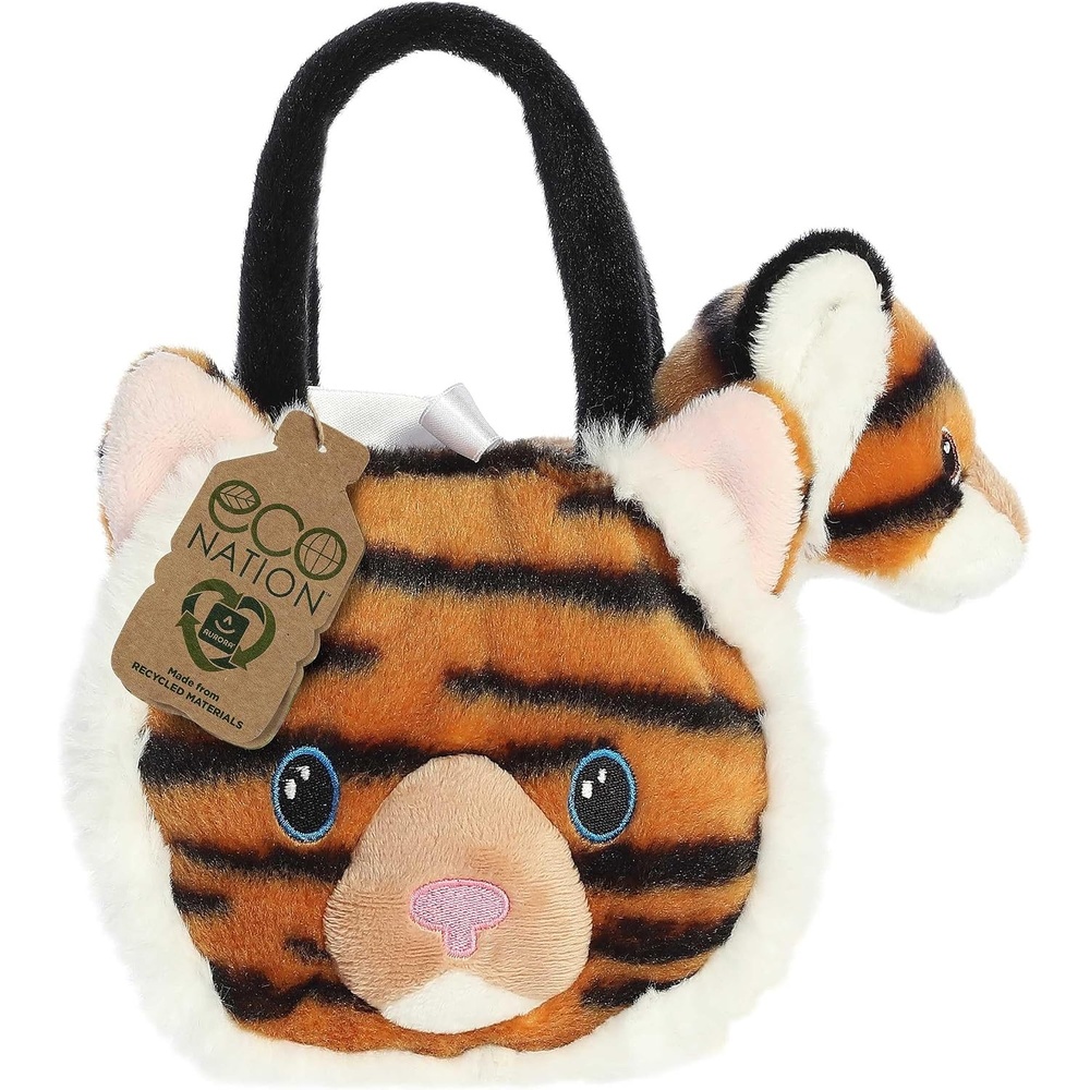 image:imageAurora Responsibly Made Eco Nation Baby Tiger Stuffed Animal  Ideal for Playtime Adventures  Perfect for Birthdays or Just Because  Orange 6 Inches
