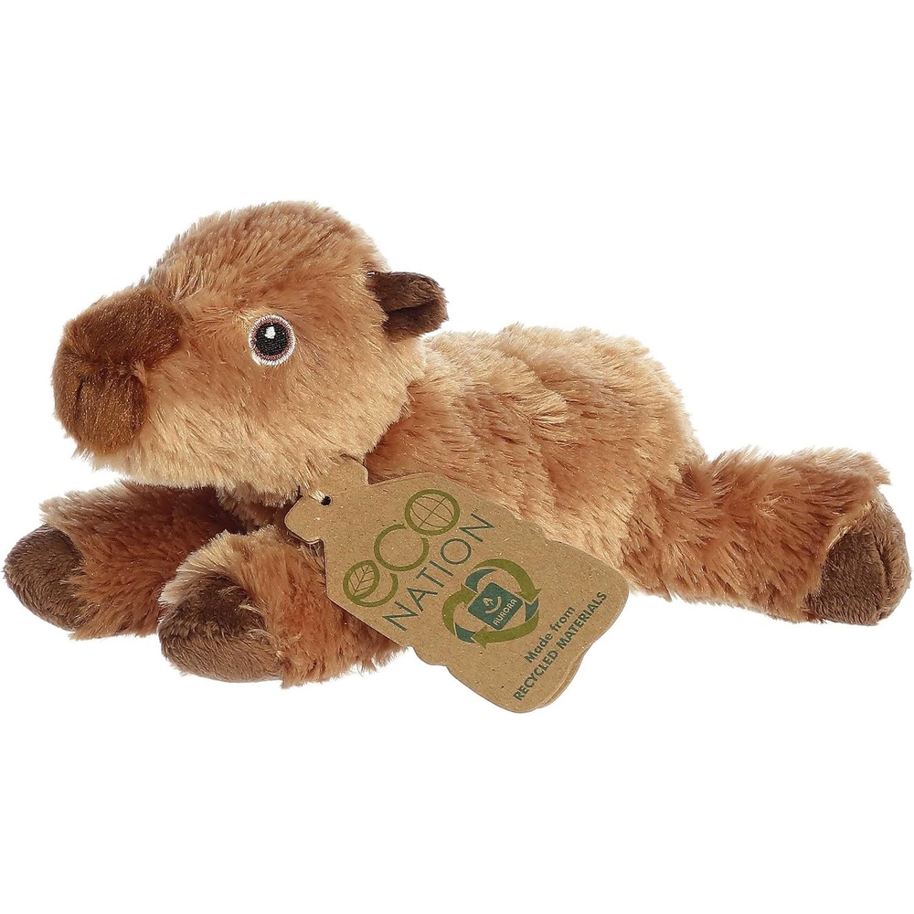 image:imageAurora Responsibly Made Eco Nation Eco Softies Capybara Stuffed Animal  Ideal for Playtime Adventures  Perfect for Birthdays or Just Because  Brown 85 Inches