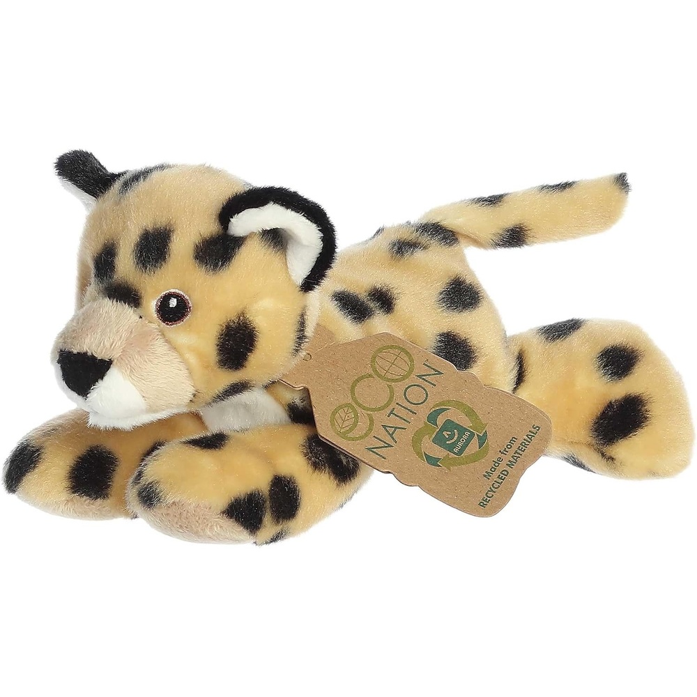 image:imageAurora Responsibly Made Eco Nation Eco Softies Cheetah Stuffed Animal  Ideal for Playtime Adventures  Perfect for Birthdays or Just Because  Yellow 8 Inches