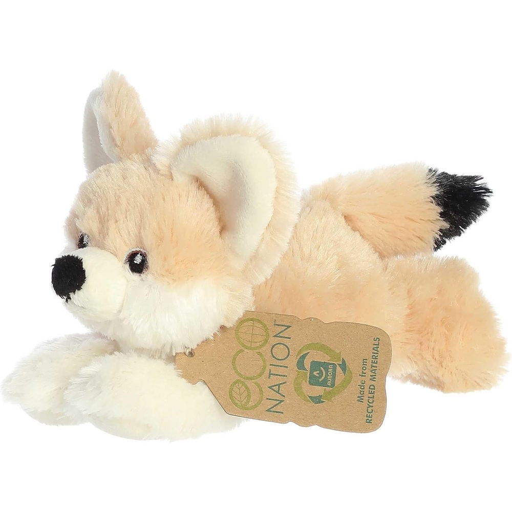 image:imageAurora Responsibly Made Eco Nation Eco Softies Fennec Fox Stuffed Animal  Ideal for Playtime Adventures  Perfect for Birthdays or Just Because  Brown 8 Inches
