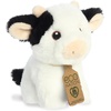 Aurora® Eco-Friendly Eco Nation™ Mini Cow Stuffed Animal – Environmental Consciousness – Recycled Materials – White 5 Inches