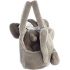 Aurora Responsibly Made Eco Nation Baby Elephant Stuffed Animal – Ideal for Playtime Adventures – Perfect for Birthdays or Just Because – Grey 8 Inches