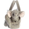 Aurora Responsibly Made Eco Nation Baby Elephant Stuffed Animal – Ideal for Playtime Adventures – Perfect for Birthdays or Just Because – Grey 8 Inches
