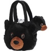 Aurora® Responsibly Made Eco Nation™ Black Bear Stuffed Animal – Ideal for Playtime Adventures – Perfect for Birthdays or Just Because – Black 6 Inches