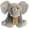 Aurora® Responsibly Made Eco Nation™ Eco Hugs™ Elephant Stuffed Animal – Ideal for Playtime Adventures – Perfect for Birthdays or Just Because – Grey 11.5 Inches