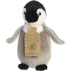 Aurora® Responsibly Made Eco Nation™ Eco Softies™ Baby Emperor Penguin Stuffed Animal – Ideal for Playtime Adventures – Perfect for Birthdays or Just Because – Grey 8 Inches