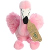 Aurora® Responsibly Made Eco Nation™ Eco Softies™ Flamingo Stuffed Animal – Ideal for Playtime Adventures – Perfect for Birthdays or Just Because – Pink 8.5 Inches