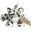 Aurora® Responsibly Made Eco Nation™ Eco Softies™ Snow Leopard Stuffed Animal – Ideal for Playtime Adventures – Perfect for Birthdays or Just Because – White 8 Inches