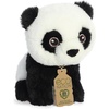 Aurora® Responsibly Made Eco Nation™ Mini Panda Stuffed Animal – Ideal for Playtime Adventures – Perfect for Birthdays or Just Because – Black 5 Inches