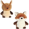 Aurora Responsibly Made Eco Nation Reversible Eco Pairs: Fawn and Fox Stuffed Animal – Ideal for Playtime Adventures – Perfect for Birthdays or Just Because – 6.5 Inches