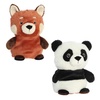 Aurora® Responsibly Made Eco Nation™ Reversible Eco Pairs: Red Panda and Panda Stuffed Animal – Ideal for Playtime Adventures – Perfect for Birthdays or Just Because – 6.5 Inches