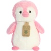 Aurora® Responsibly Made Eco Nation™ Eco Hugs™ Penguin Stuffed Animal – Ideal for Playtime Adventures – Perfect for Birthdays or Just Because – Pink 11 Inches