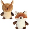 Aurora Responsibly Made Eco Nation Reversible Eco Pairs: Fawn and Fox Stuffed Animal – Ideal for Playtime Adventures – Perfect for Birthdays or Just Because – 6.5 Inches